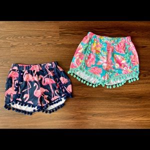 Girls Simply Southern PomPom Shorts